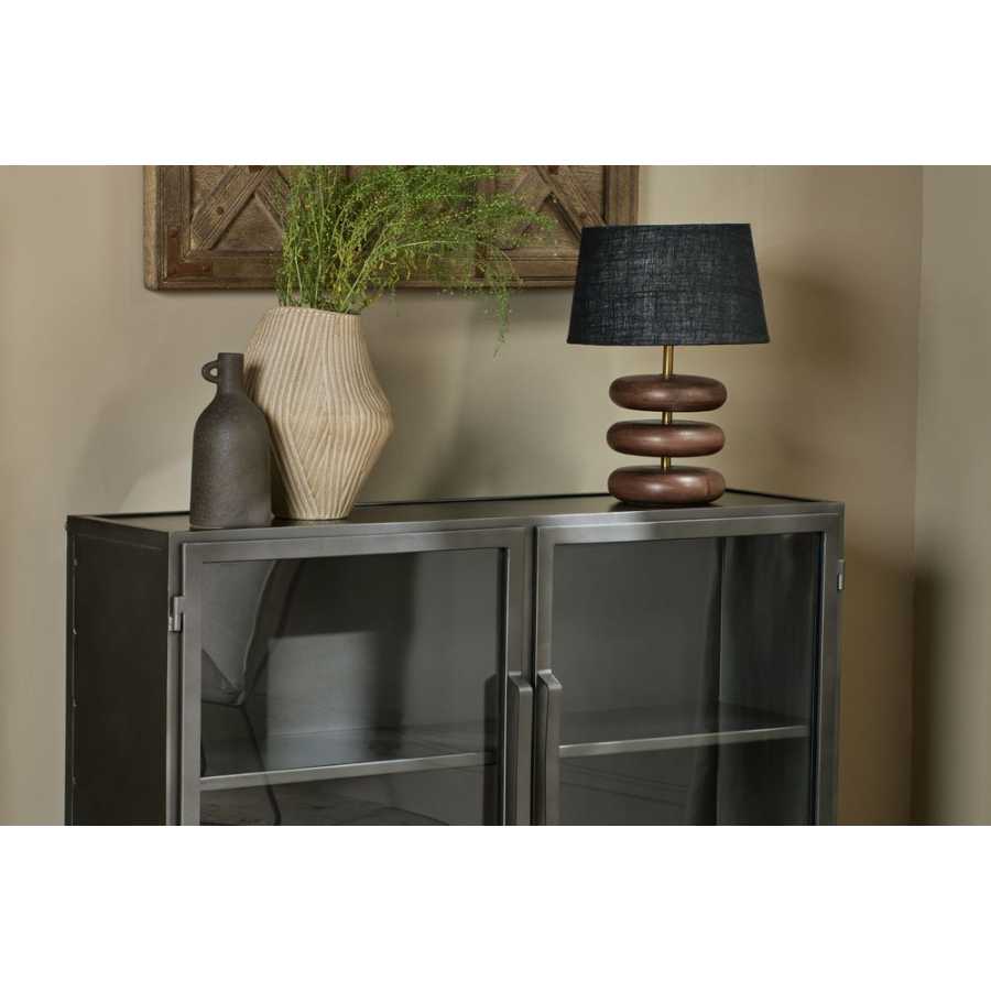 Nkuku Takuas Display Cabinet - Dark Grey