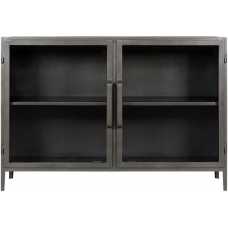 Nkuku Takuas Display Cabinet - Dark Grey