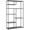 Nkuku Tanvi Wide Shelving Unit - Black