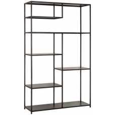 Nkuku Tanvi Wide Shelving Unit - Black