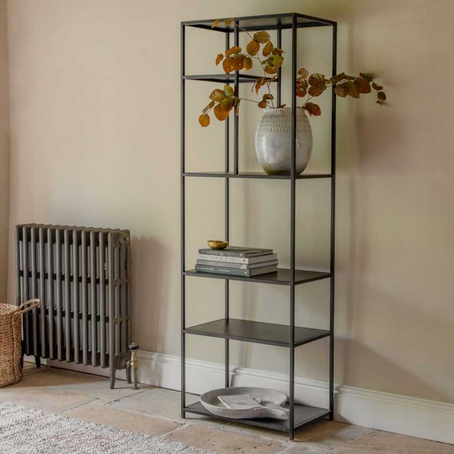 Nkuku Tanvi Shelving Unit - Black