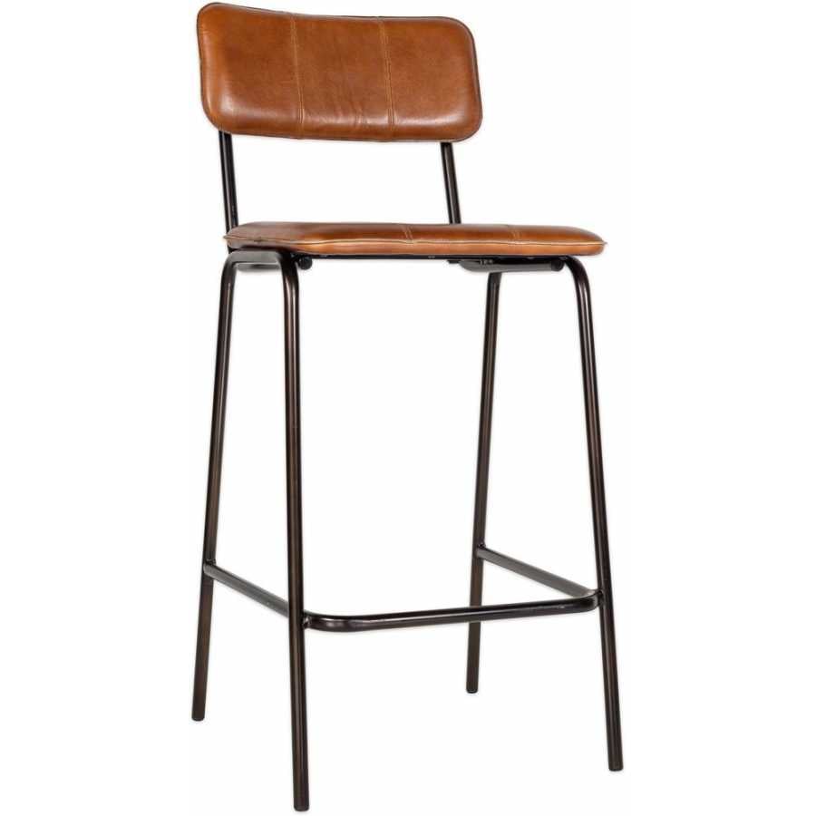 Nkuku Ukari Bar Chair - Aged Tan