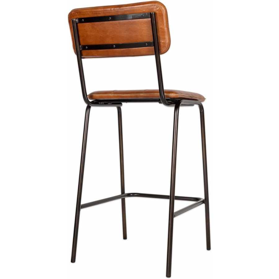 Nkuku Ukari Bar Chair - Aged Tan