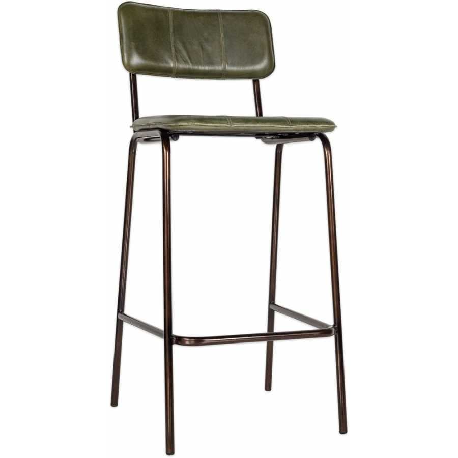 Nkuku Ukari Bar Chair - Rich Green