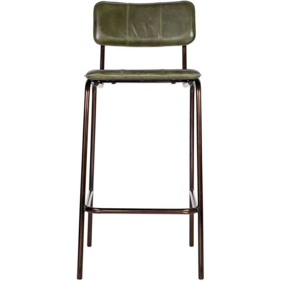 Nkuku Ukari Bar Chair - Rich Green