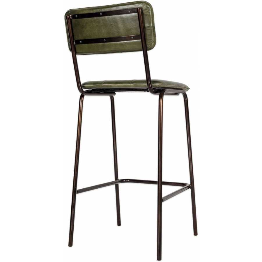 Nkuku Ukari Bar Chair - Rich Green