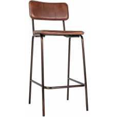 Nkuku Ukari Bar Chair - Chocolate Brown