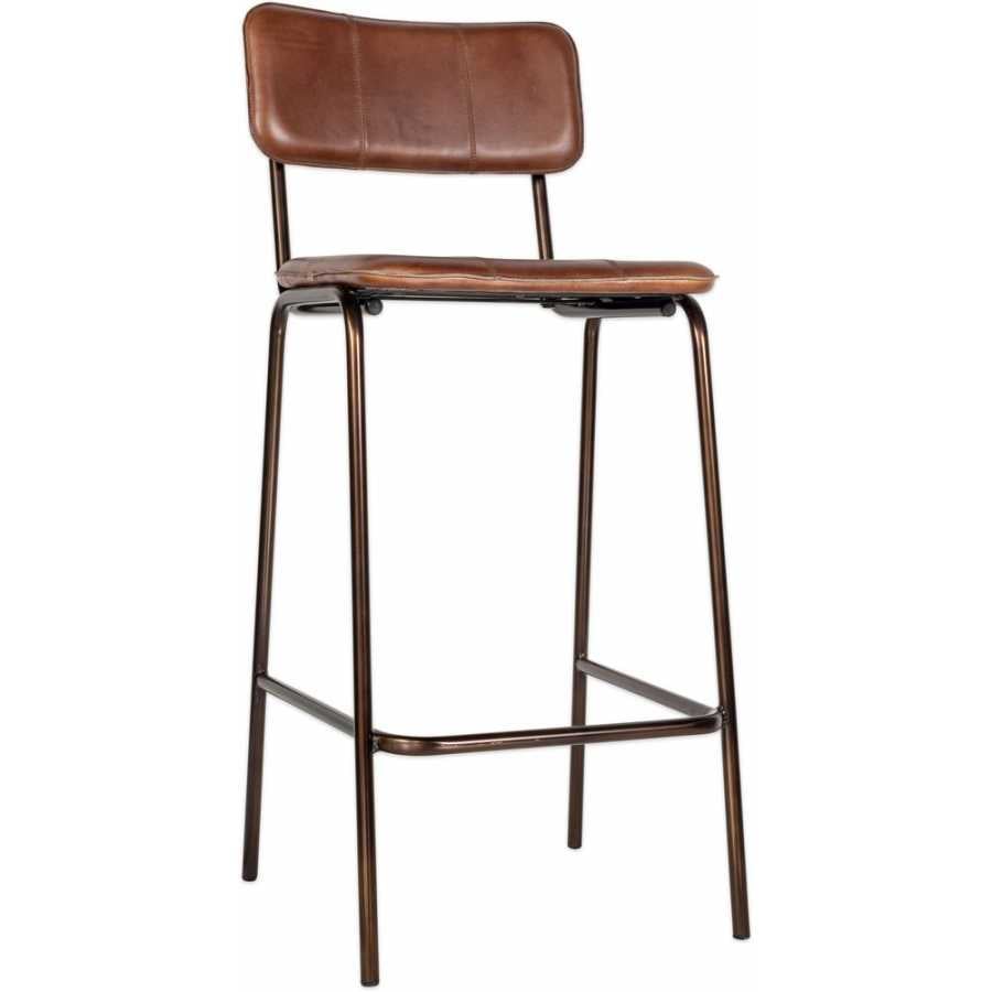 Nkuku Ukari Bar Chair - Chocolate Brown