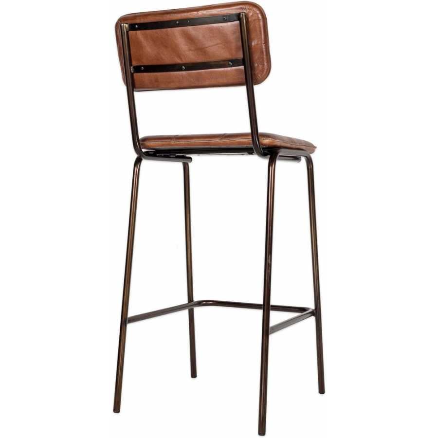 Nkuku Ukari Bar Chair - Chocolate Brown