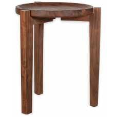 Nkuku Umar Side Table - Dark Brown