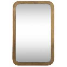 Nkuku Ungura Wall Mirror - Antique Brass