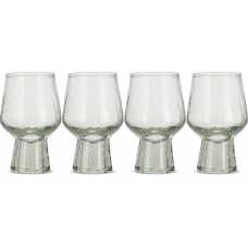 Nkuku Visla Wine Glasses - Set of 4 - Light Smoke