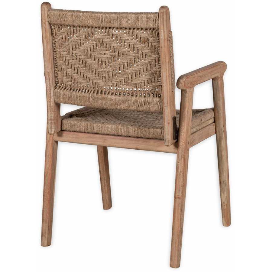 Nkuku Vinay Dining Armchair - Natural