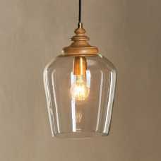 Nkuku Varuna Pendant Light - Natural & Clear