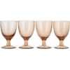 Nkuku Yala Wine Glasses - Set of 4 - Mauve