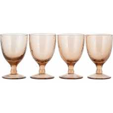 Nkuku Yala Wine Glasses - Set of 4 - Mauve