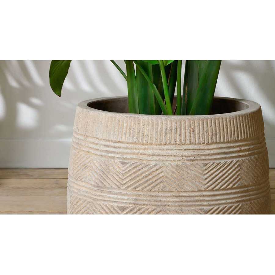 Nkuku Zadie Plant Pot - Terracotta