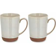 Nkuku Edo Tall Mugs - Set of 2 - Terracotta