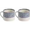 Nkuku Indigo Drop Mugs - Set of 2