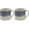 Nkuku Karuma Short Mugs - Set of 2 - Blue