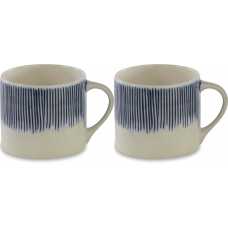 Nkuku Karuma Short Mugs - Set of 2 - Blue