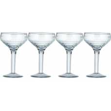 Nkuku Mila Champagne Glasses - Set of 4 - Clear