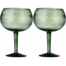 Nkuku Mila Gin Glasses - Set of 2 - Green