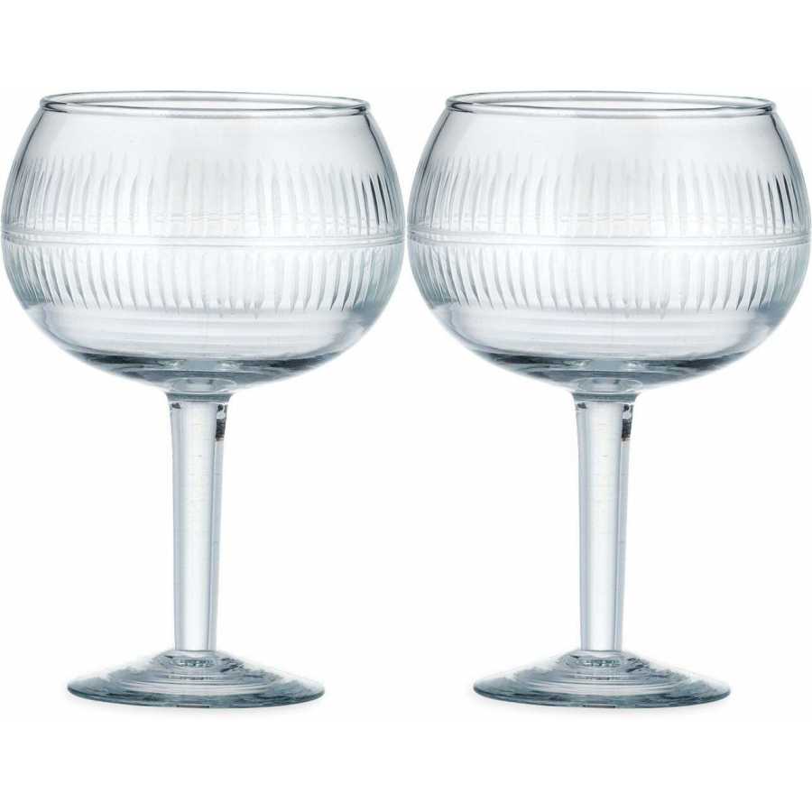 Nkuku Mila Gin Glasses - Set of 2 - Clear