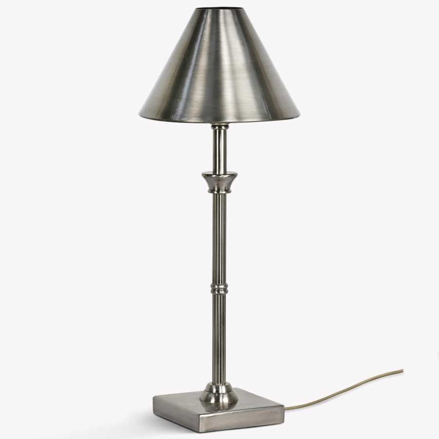 Garden Trading Kelmscot Table Lamp Brushed Nickel