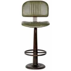 Nkuku Narwana Bar Chair - Rich Green