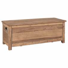 Nkuku Karadi Reclaimed Wood Storage Bench - Natural