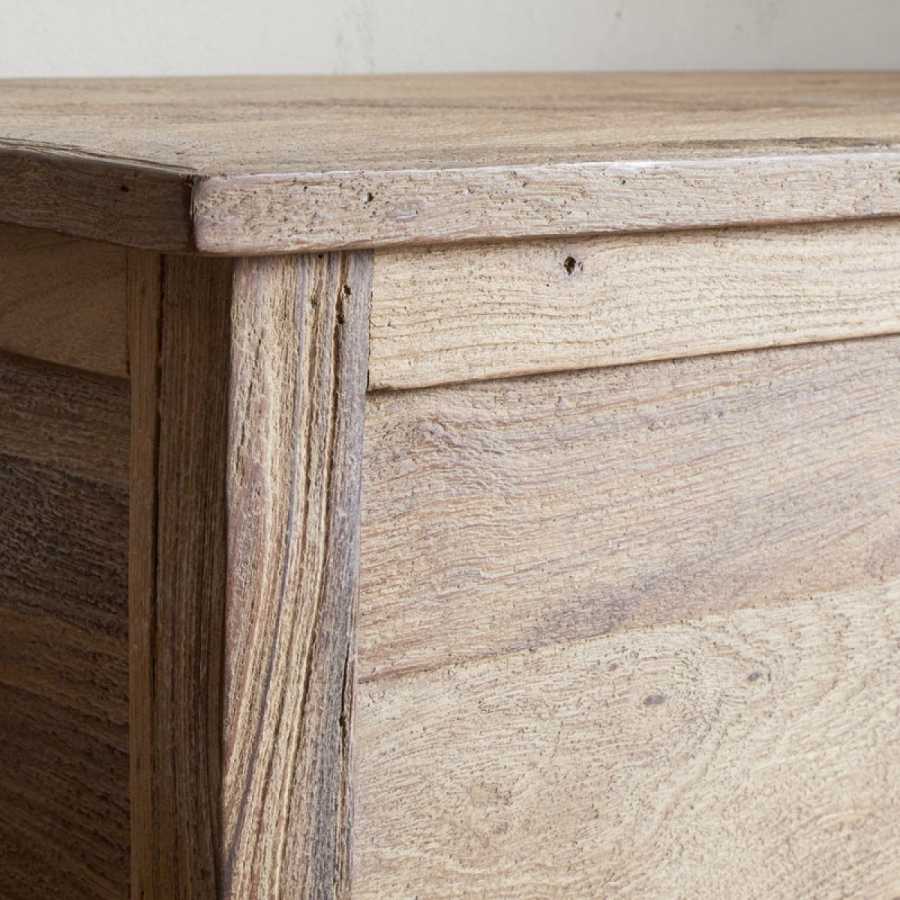 Karadi Reclaimed Wood Storage Bench - Natural