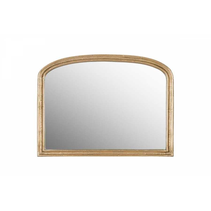 Nkuku Almora Wall Mirror - Antique Brass - Extra Small