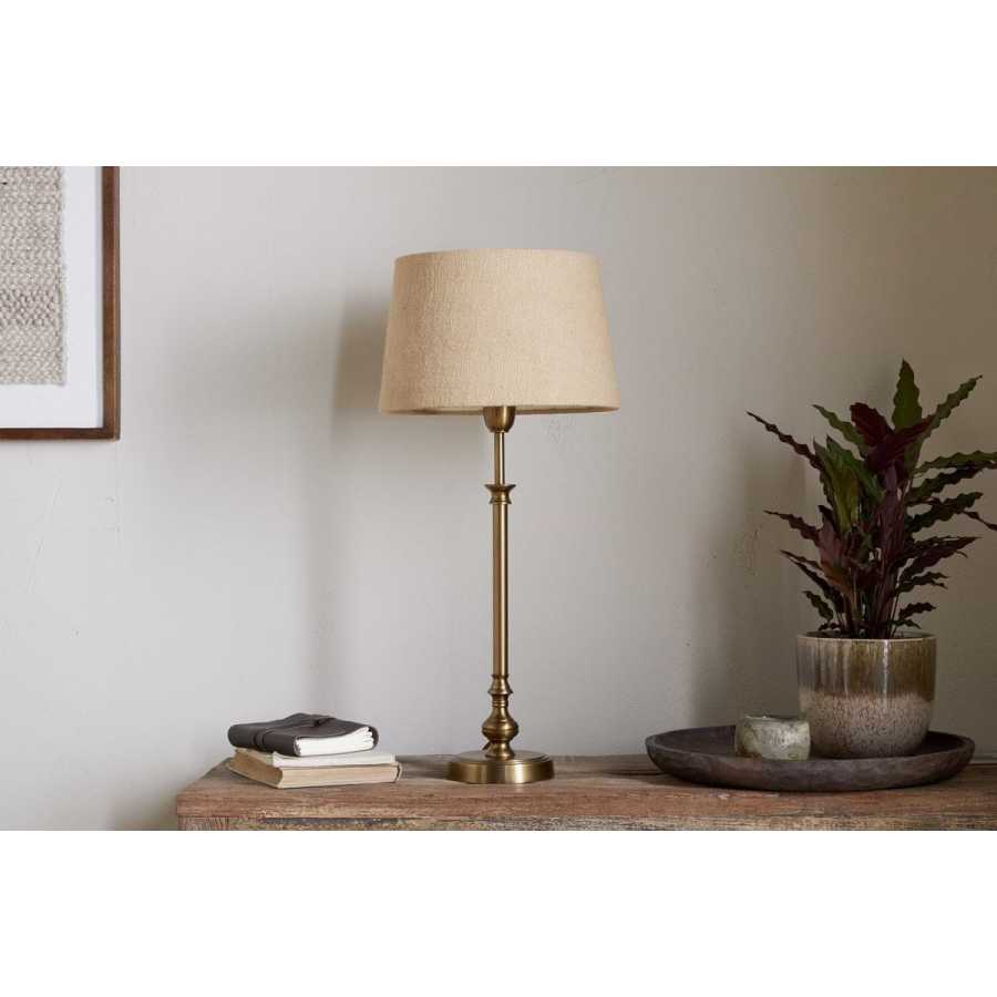 Ehadi Antique Table Lamp - Antique Brass Nkuku Ehadi Antique Table Lamp - Antique Brass