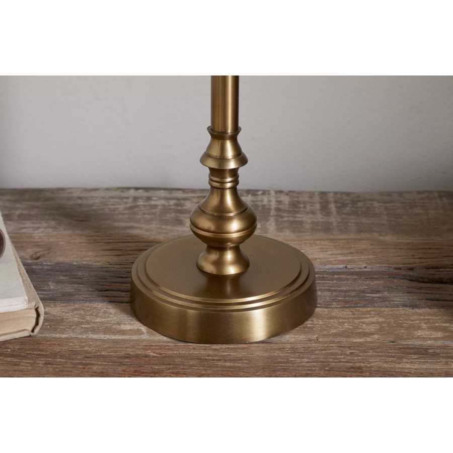 Ehadi Antique Table Lamp - Antique Brass Nkuku Ehadi Antique Table Lamp - Antique Brass
