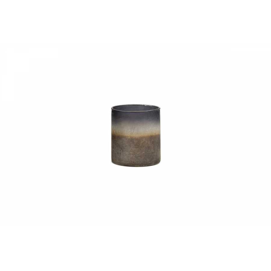 Nkuku Etti Tealight Holders - Navy & Smoke