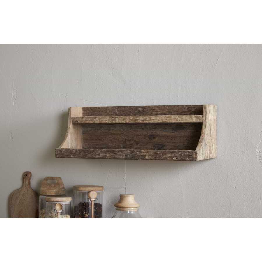 Nkuku Ibo Reclaimed Wood Storage Shelf - Natural
