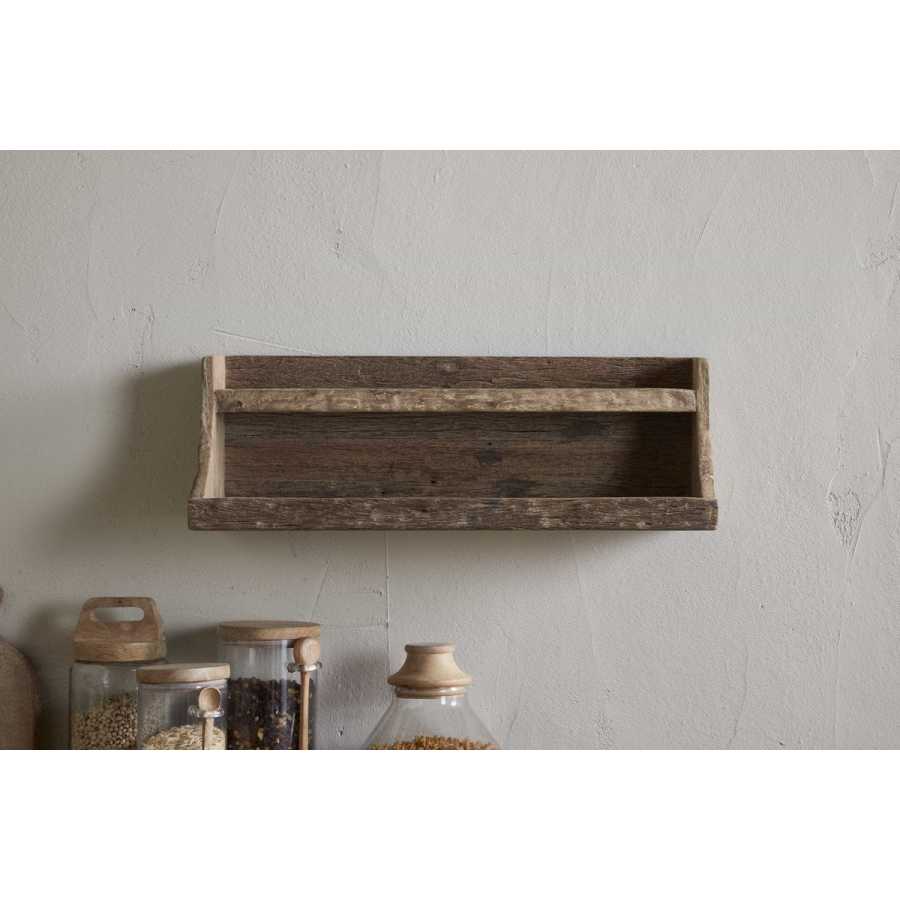 Nkuku Ibo Reclaimed Wood Storage Shelf - Natural