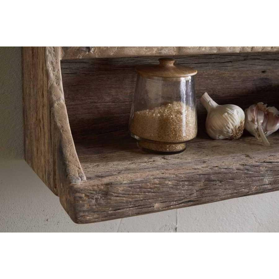 Nkuku Ibo Reclaimed Wood Storage Shelf - Natural