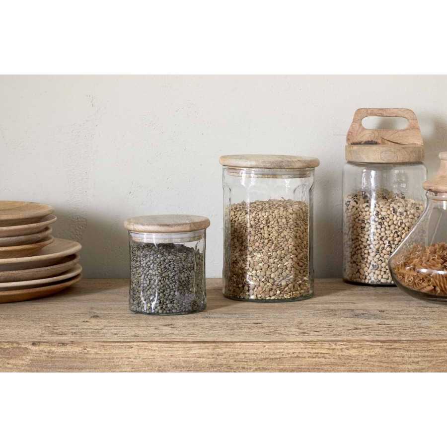 Nkuku Igoko Storage Jar - Clear