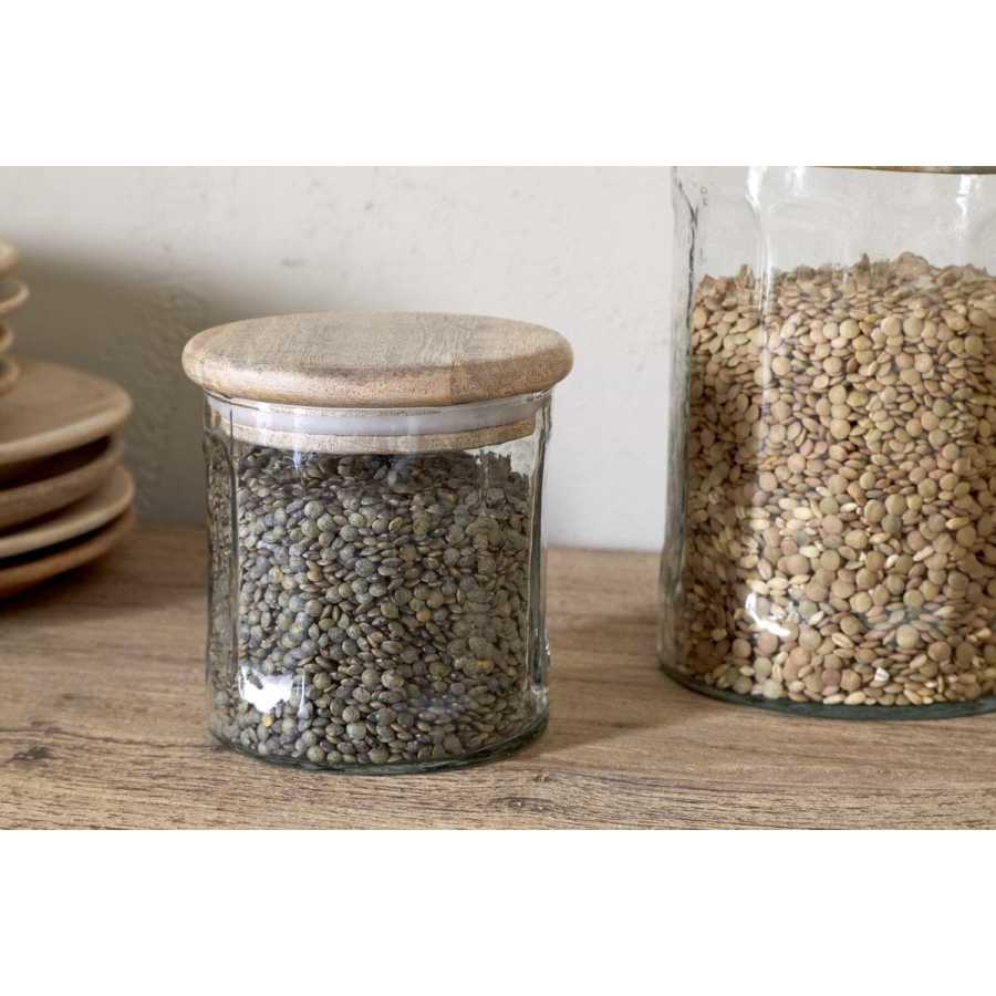 Nkuku Igoko Storage Jar - Clear