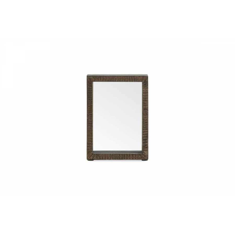 Nkuku Indu Standing Mango Wood Frame - Dark Ash