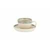 Nkuku Juniper Drop Cup & Saucer - Cream & Juniper