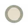 Nkuku Juniper Drop Dinner Plate - Cream & Juniper