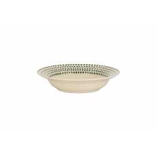 Nkuku Juniper Drop Pasta Bowl - Cream & Juniper