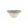 Nkuku Juniper Drop Serving Bowl - Cream & Juniper - Medium