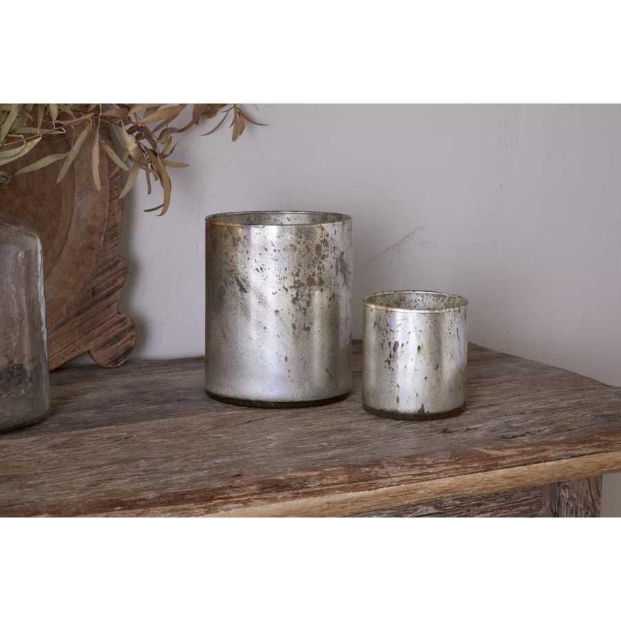 Nkuku Kunjari Tealight Holders - Rustic Gold