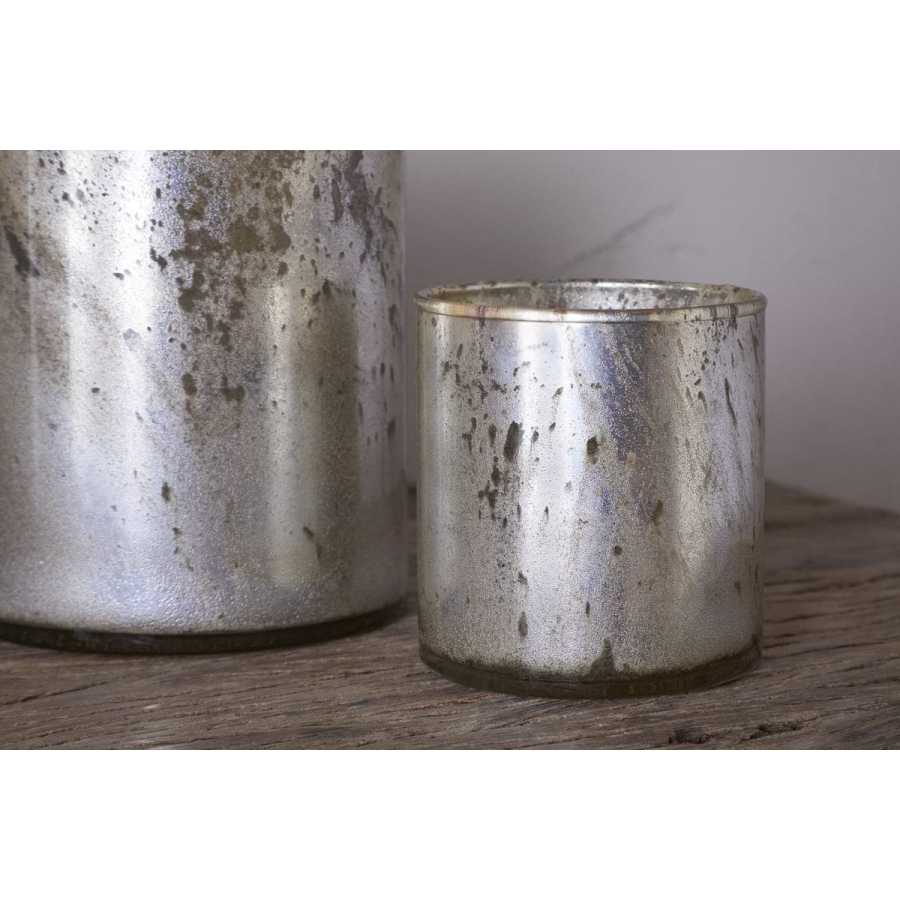 Nkuku Kunjari Tealight Holders - Rustic Gold