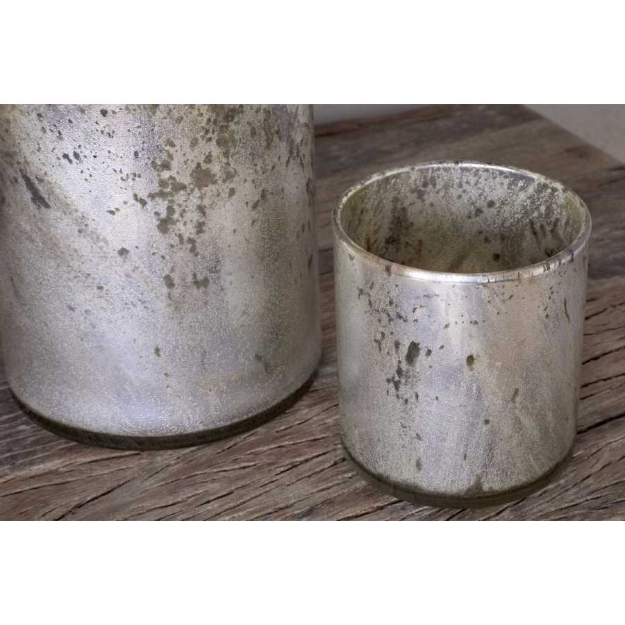 Nkuku Kunjari Tealight Holders - Rustic Gold