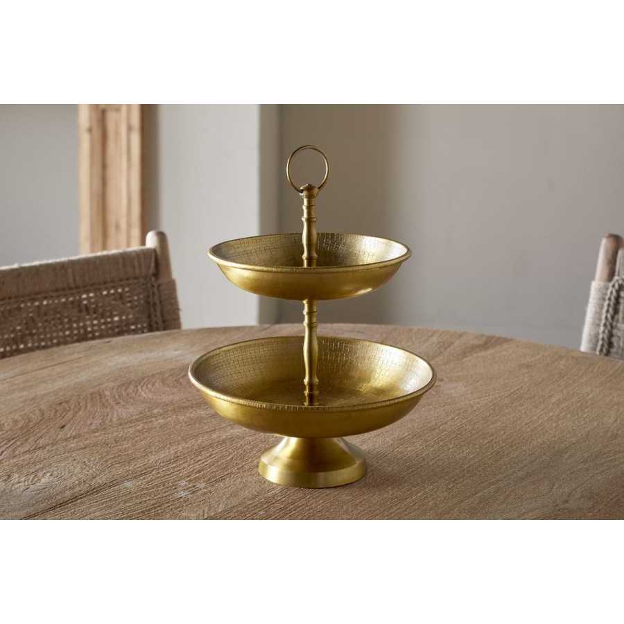 Nkuku Mahika Stand - Antique Brass